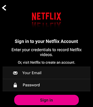 PlayOn Cloud Netflix channel login