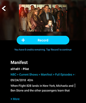 Manifest episode detail