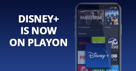 Disney Plus Is Now on PlayOn
