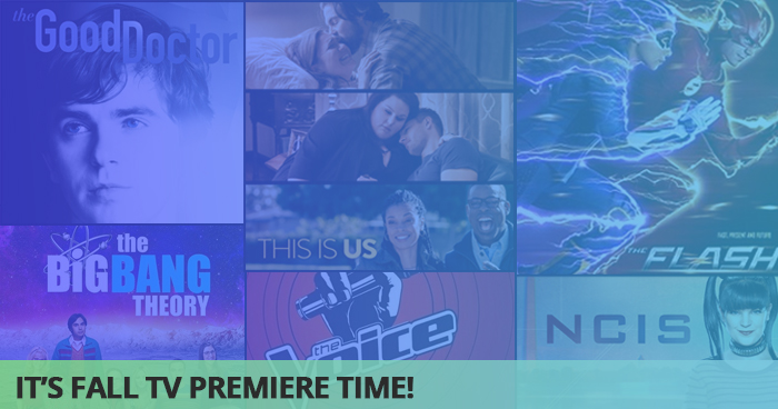 Fall TV premieres are here. So much to record!